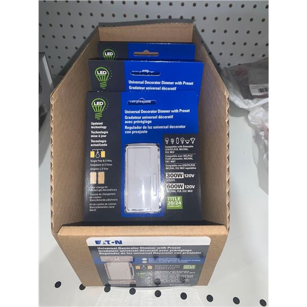 LED Universal Decorator Dimmer with Preset - Lot of 3