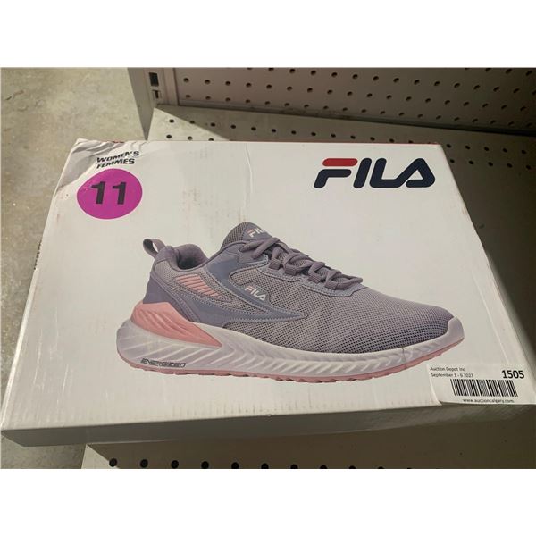 Fila Women's Size 11 Grey White & Pink Trainers