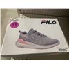 Image 1 : Fila Women's Size 11 Grey White & Pink Trainers