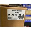 Image 2 : White Window Pastry Boxes 9x9x4" - 4x 150 Count