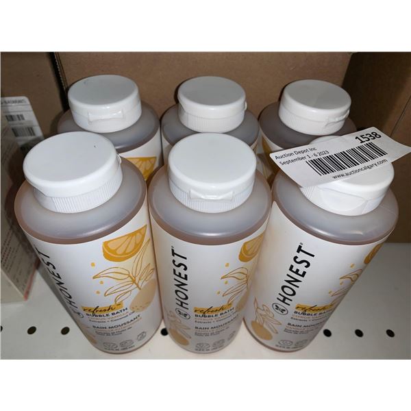 Honest Refresh Bubble Bath Citrus Vanilla 6 x 355ml