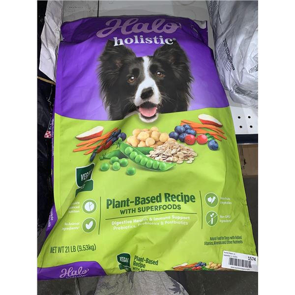 Halo Holistic Plant Based Dog Food 21Lbs