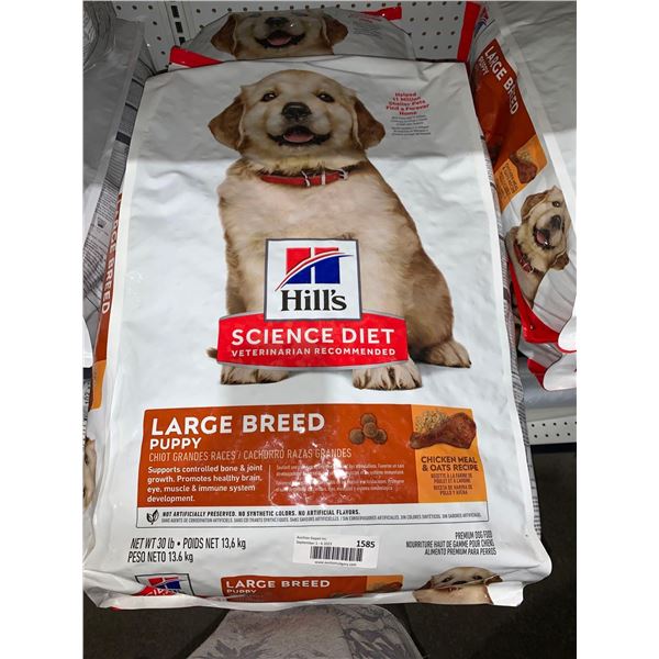 Science Diet Large Breed Puppy Kibble 30Lbs