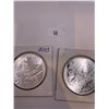 Image 1 : 2003 and 2004 Canada Fine Silver Dollar's