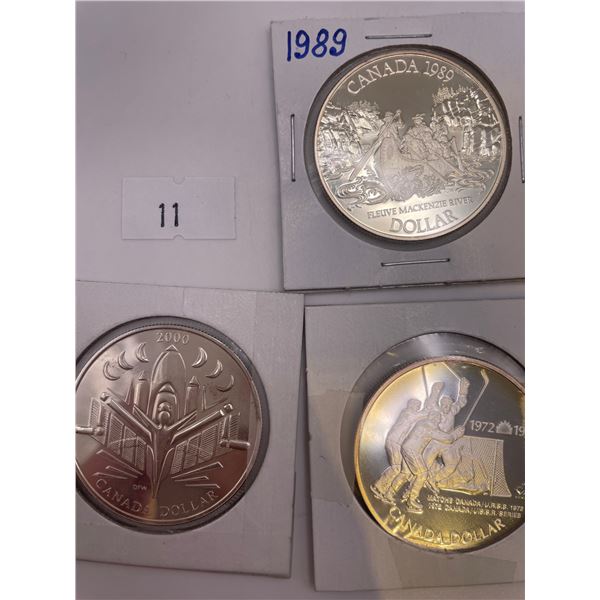 Silver Canadian dollars