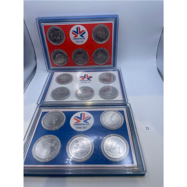 Edmonton 1978 Commonwealth Game Coin Set's