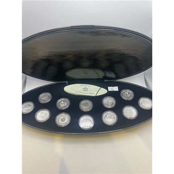 2000 Millennium Canada 25c Set