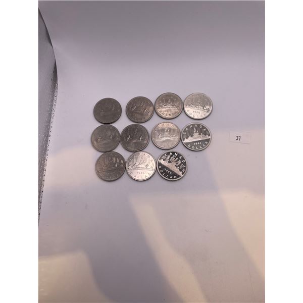 1975-1986 Canadian Silver Dollar's