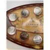 Image 1 : 1999 Canada Millennium Oval 25-cents Set with Token