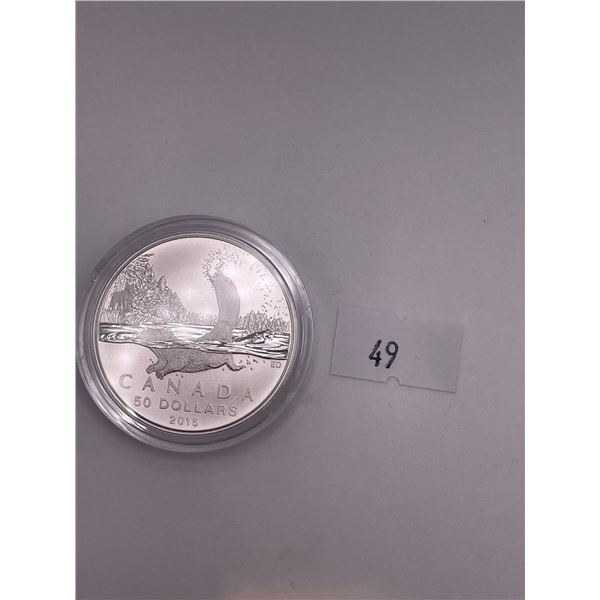 2015 $50 Fine Silver Coin