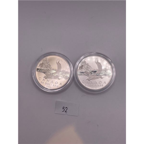 2015 $50 Beaver Coin's