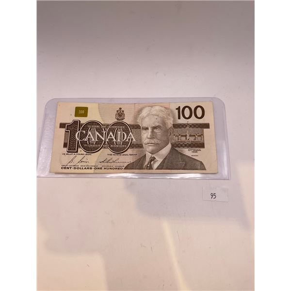 1988 100 Dollar Banknote