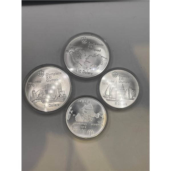 1976 Canadian Montreal Olympic Games Coins Series 1