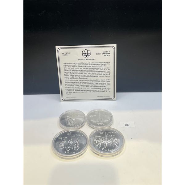 1976 Candian Olympic Coins Series III