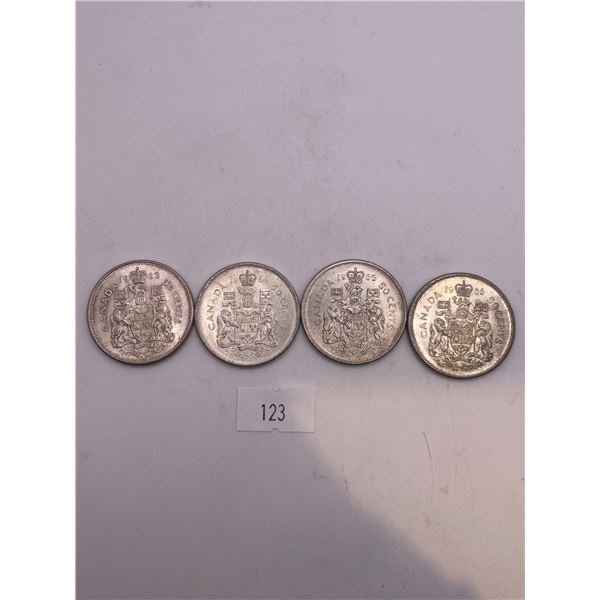 1963-1965 50 Cent Pieces