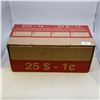 Image 1 : Coin Roll Hunt Box of 2500 Pennies, $25 Face Value