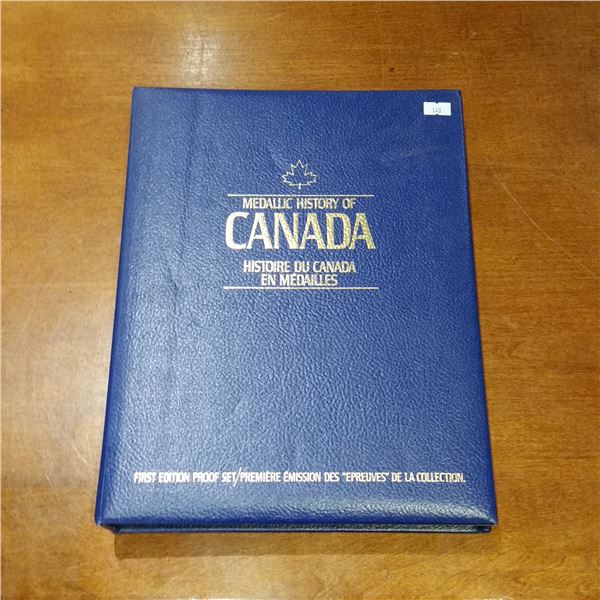 Medallic History of Canada First Edition Proof Set
