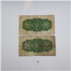 Image 2 : Two Dominion of Canada 1923 25 Cent Banknotes