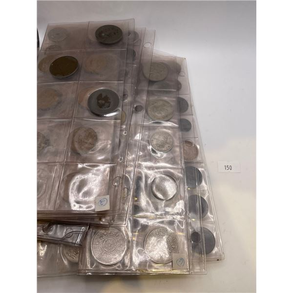 Variety of Forgien Coin Sheets