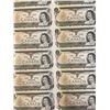 Image 2 : 1973 Canadian $1 Banknote Sheet