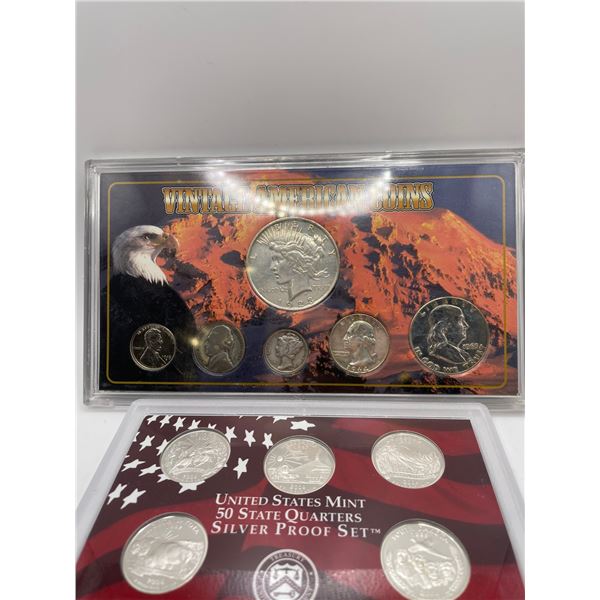 American Coin Sets with 1923 Silver Dollar