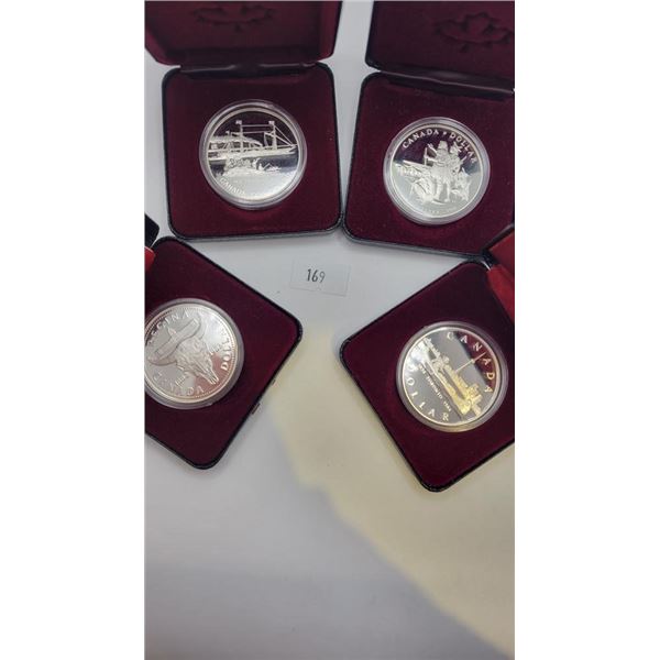 Assorted Silver 80/90's Canadian Dollars