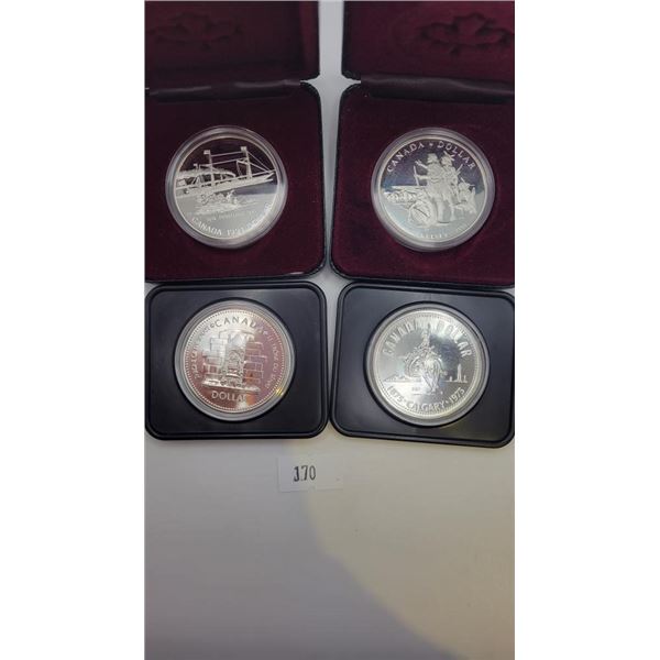 Assorted Silver 70s/90s Canadian Dollars