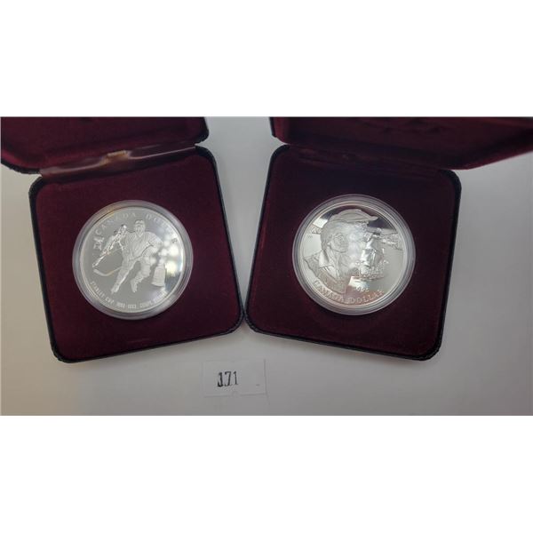 1993/1995 Silver Canadian Dollars