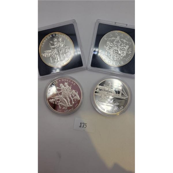 Canadian Silver Dollars 90's Bundle
