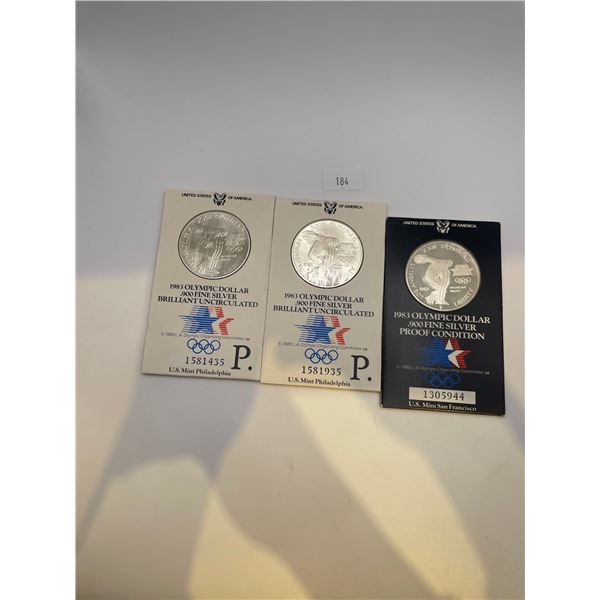1983 U.S Olympic Dollar's