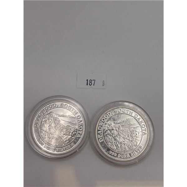 American Wildlife Series .999 Silver South Dakota