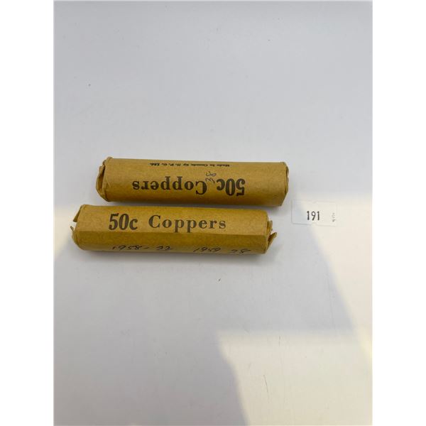 50c Copper Rolls