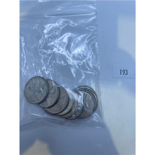 1968 .50 Silver 50c pieces