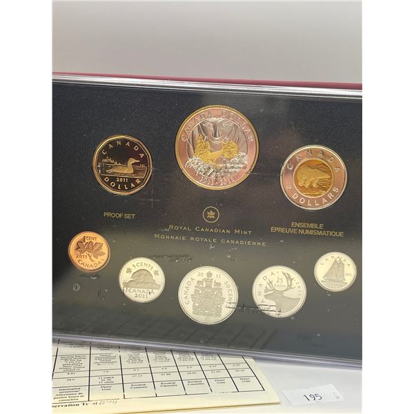 2011 Canada Proof Double Dollar Set Commemorating the 100th Anniversary of Parks Canada (1911-2011)