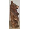 Image 4 : HAND CARVED BEAR STATUE