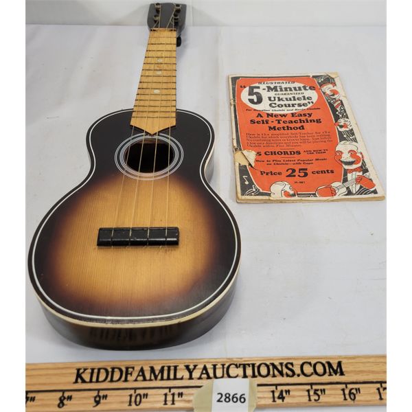 LOT OF 2 - UKULELE & SELF TEACHING BOOK