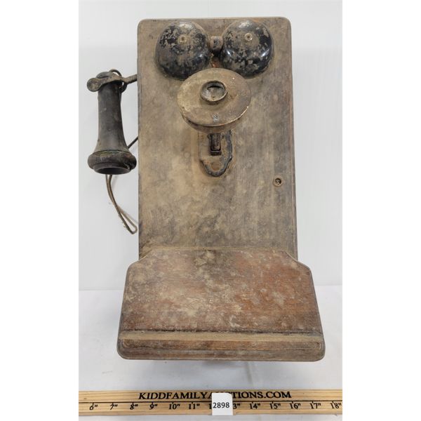 ANTIQUE WALL MOUNT TELEPHONE 