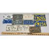 Image 1 : LOT OF 11 - MISC LICENSE PLATES - INCL 1972 MOTORCYCLE 