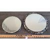 Image 1 : LOT OF 2 - MIRRORED VANITY TRAYS 