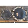 Image 2 : LOT OF 2 - MIRRORED VANITY TRAYS 