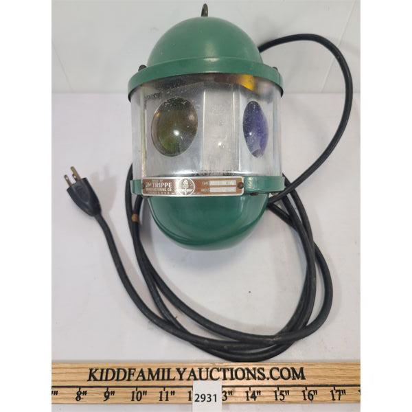 THE TRIPLE COLORED HANGING & SPINNING LIGHT 