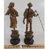 Image 2 : LOT OF 2 - FRENCH FIGURAL STATUES 