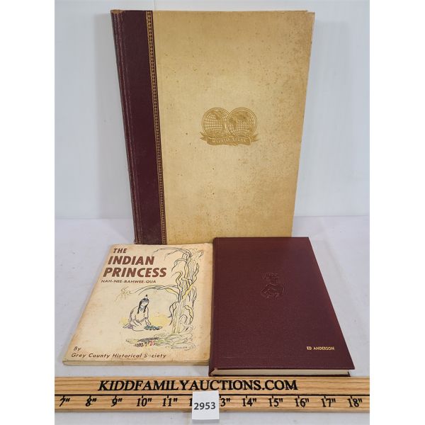 LOT OF 3 - WORLD ATLAS, THE INDIAN PRINCESS, AND 100 CHIN LIFTERS SYDENHAM