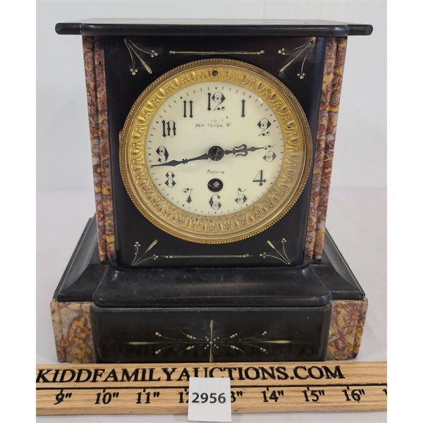 MANTEL CLOCK W/ PORCELAIN FACE - TORONTO