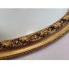 Image 2 : GILT OVAL WALL MIRROR