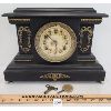Image 1 : BURLINGTON NEW HAVEN MANTLE CLOCK W/ KEY