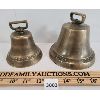 Image 1 : LOT OF 2 - BRASS BELLS - INCL CANADIAN & 1921 COLONIAL 