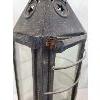 Image 4 : LOT OF 2 - SIGNAL LANTERN & METAL HANGING CANDLE LANTERN