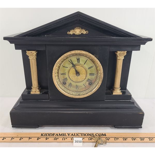 SESSIONS MANTLE CLOCK W/ KEY