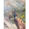 Image 2 : FRAMED TEXTURED OIL ON CANVAS - PHEASANT SCENE BY POLMAN